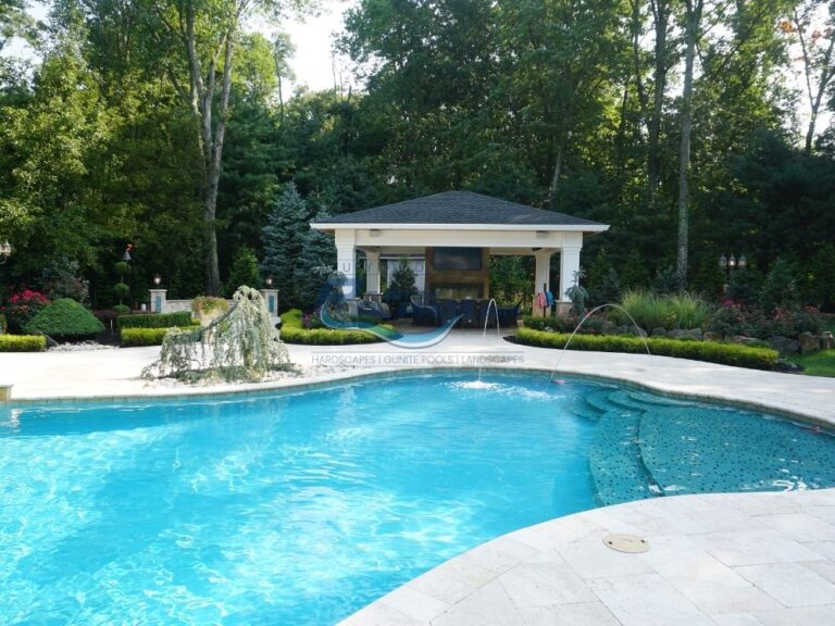 flat patio & pavers installation in Martinsville NJ, pool contractors