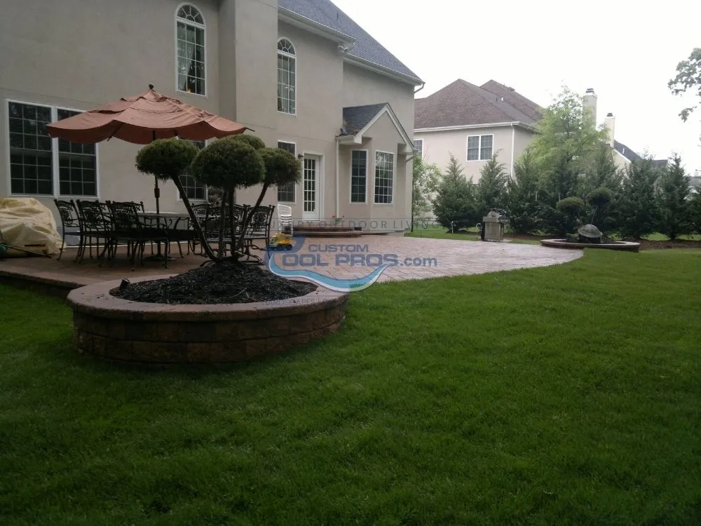 patio & pavers installation in Pennington NJ, custom pool builder