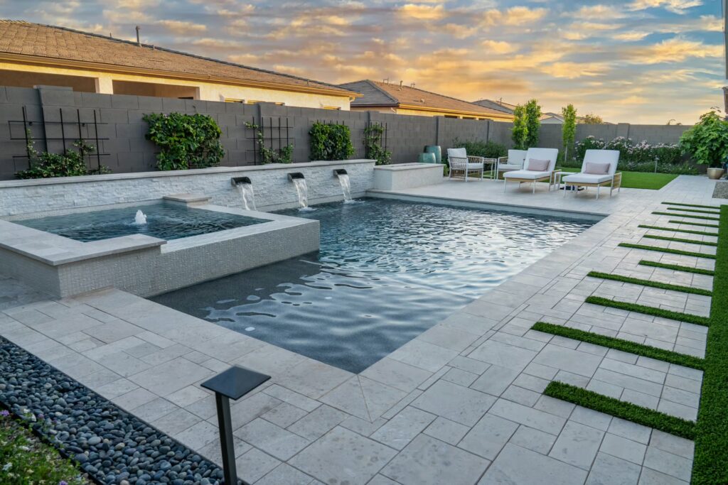 pool sizes, pool dimensions, backyard pools